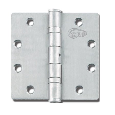 CAL-ROYAL 4-1/2 x 4-1/2 Full Mortise, Standard Weight, Two Ball Bearings, US32D Satin Stainless Steel,  BB31-32DNRP